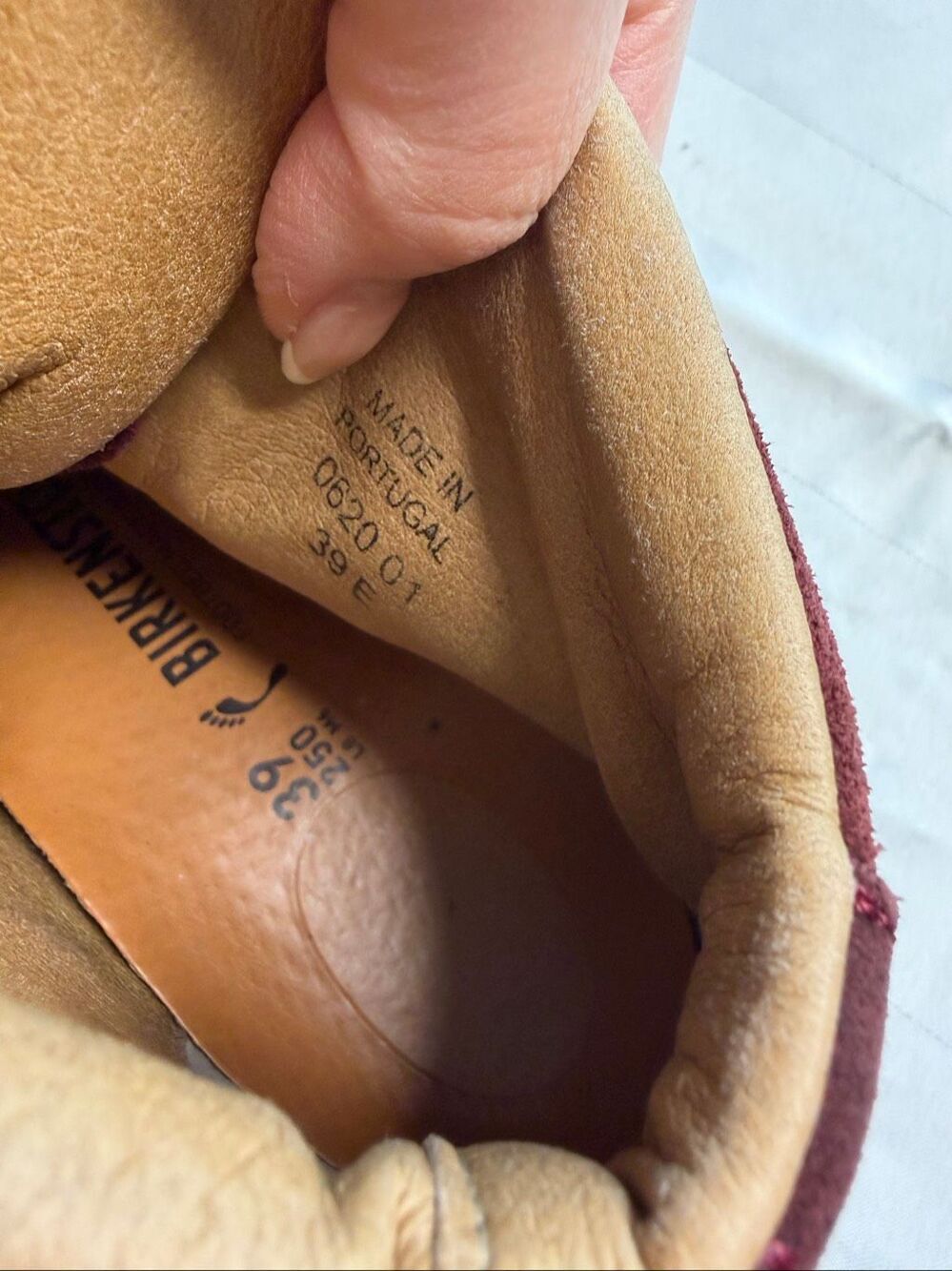 Birkenstock Jackson Ochre Burgundy Leather Hiking Mountain Boots Size 39 E US 8 - Picture 7 of 10